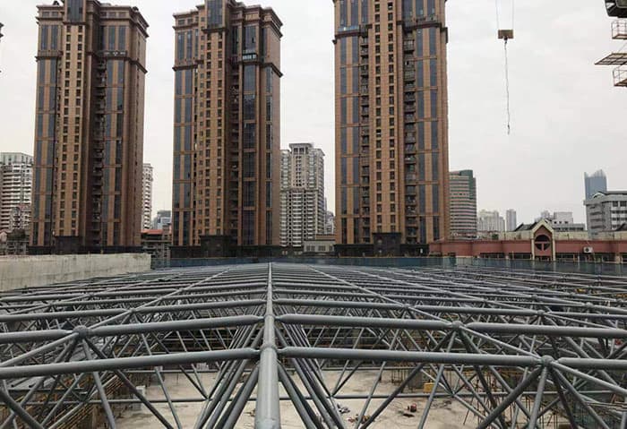 淄博螺栓球网架结构