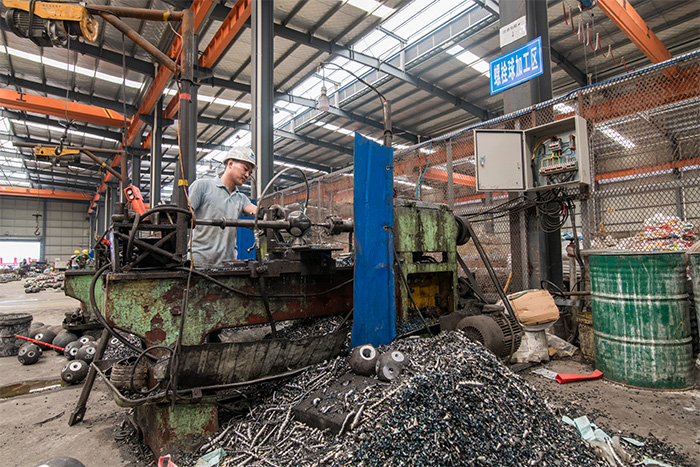 淄博网架配件车间